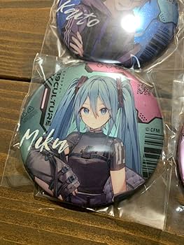 初音ミク　39culture トレーディング大き目メタリック缶バッジ 39Culture2022 トレーディング大き目メタリック缶バッジ